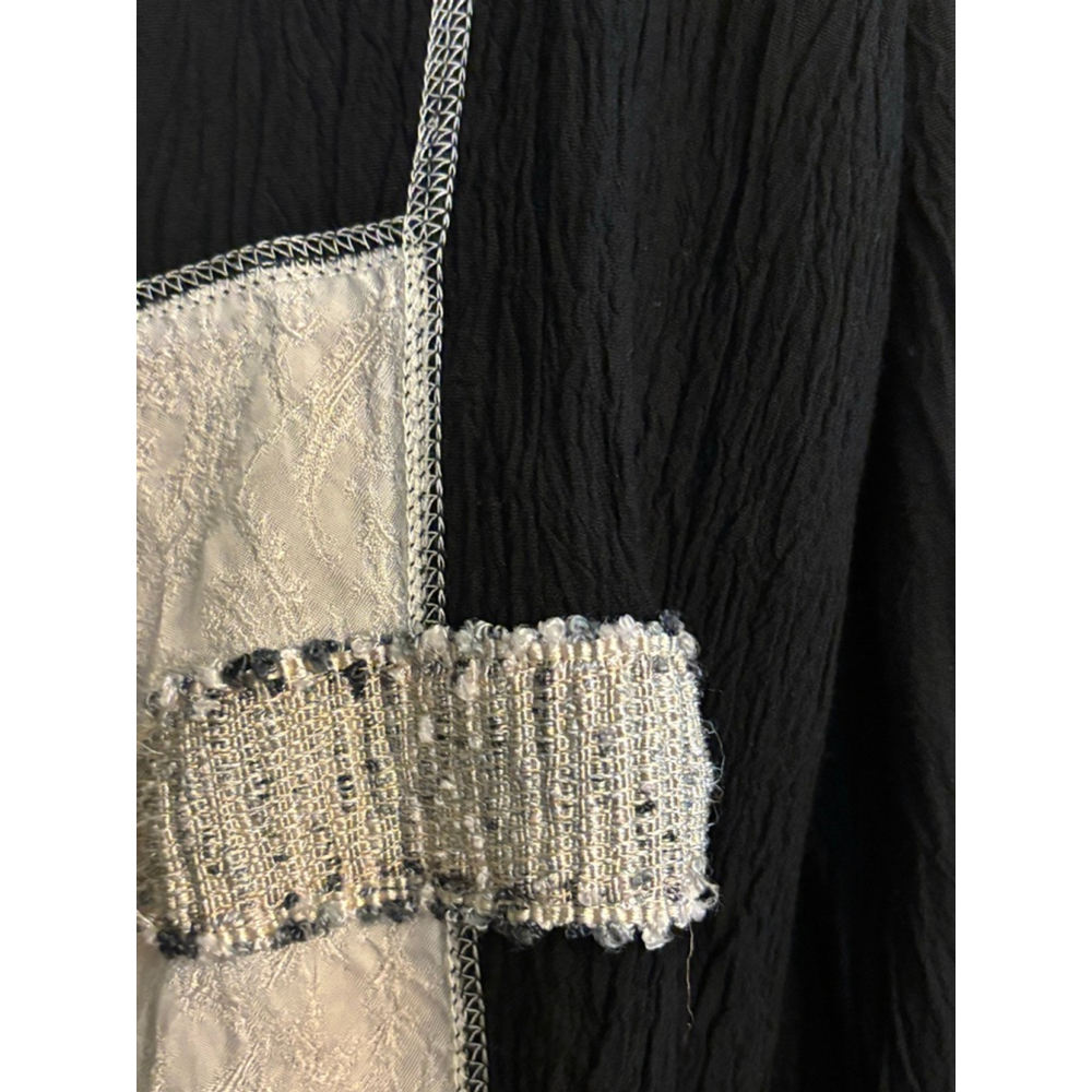 A. Spence Collections Patchwork Button Down Blous… - image 6